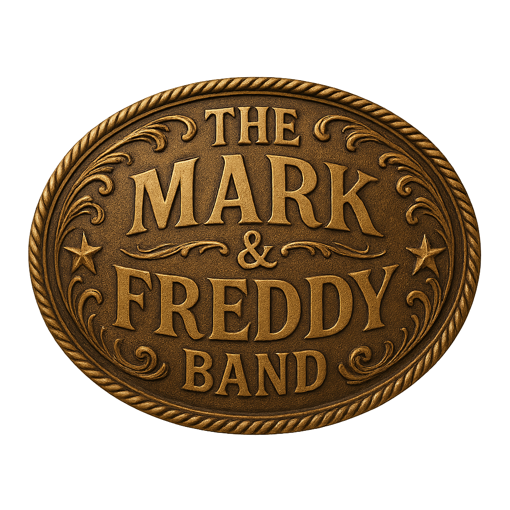 The Mark & Freddy Band – buckle logo